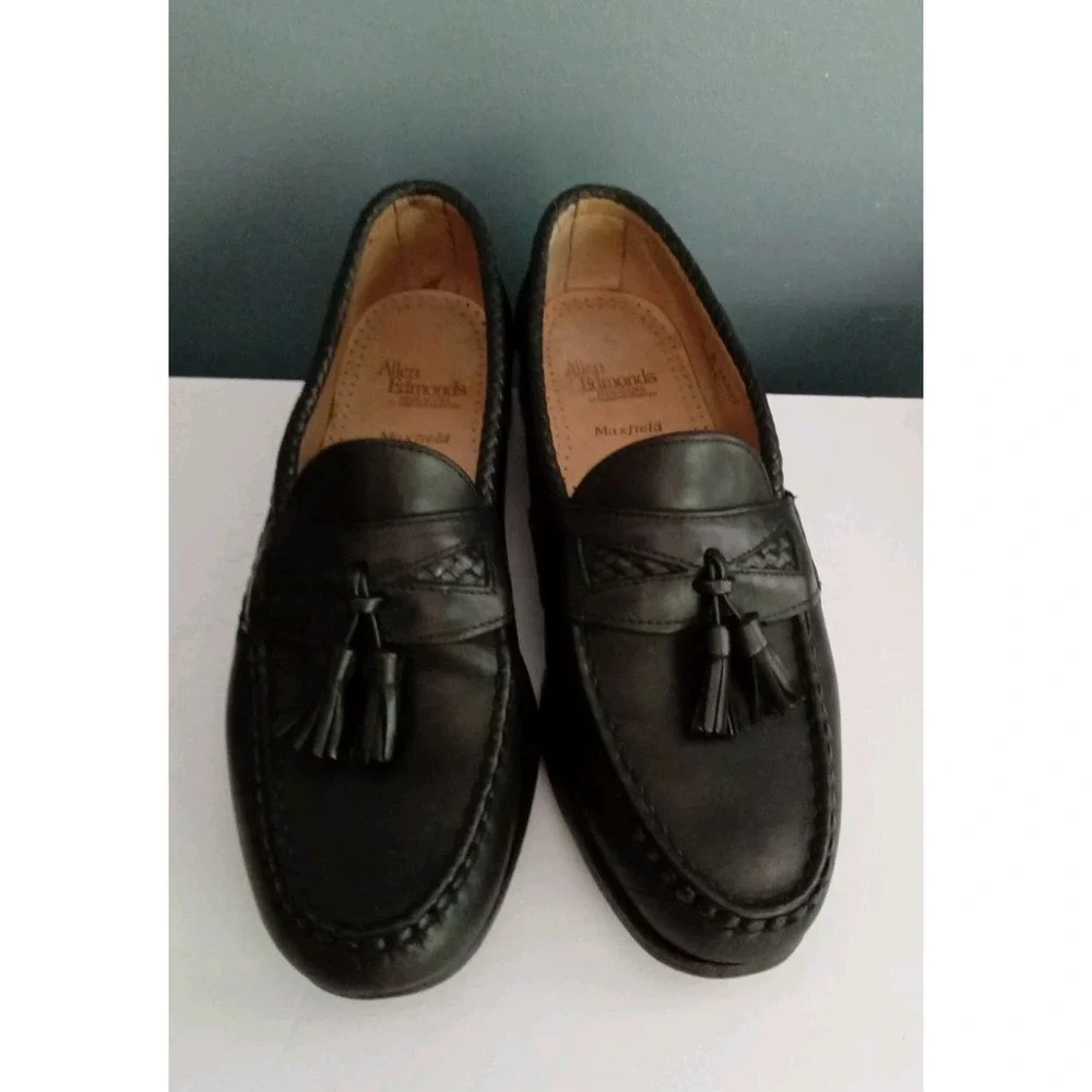 Allen‎ Edmonds Maxfield Tassel Loafers Leather Dress Shoes Black
